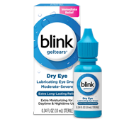 .34 fl oz bottle of blink geltears® Lubricating Eye Drops