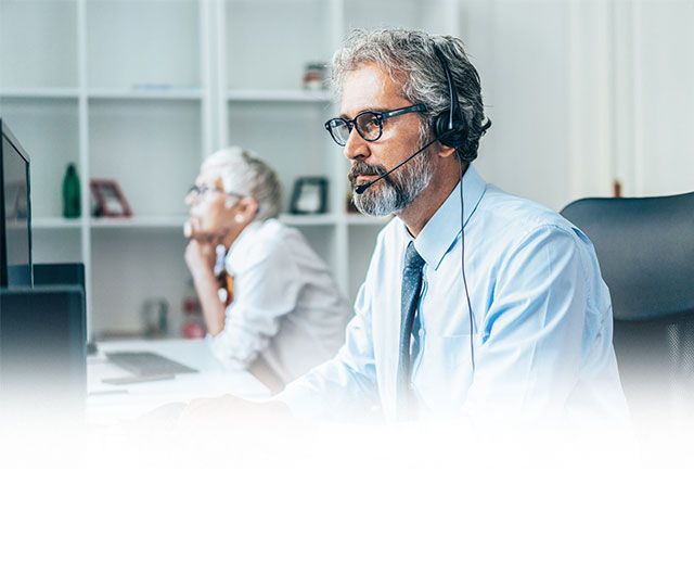 Man with headset 