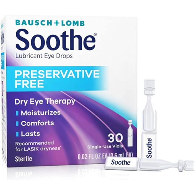 soothe® Preservative Free Lubricant Eye Drops