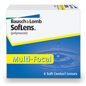Box of 90 Bausch + Lomb SofLens® Multifocal Daily Disposable Contact Lenses